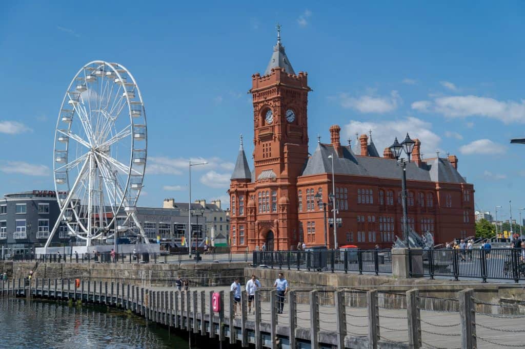 Pierhead building, Cardiff Bay, Wales