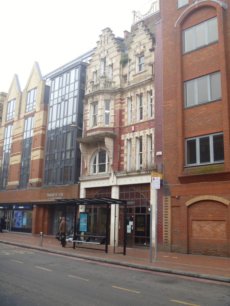 Pedestrians on a shopping street in Reading town centre