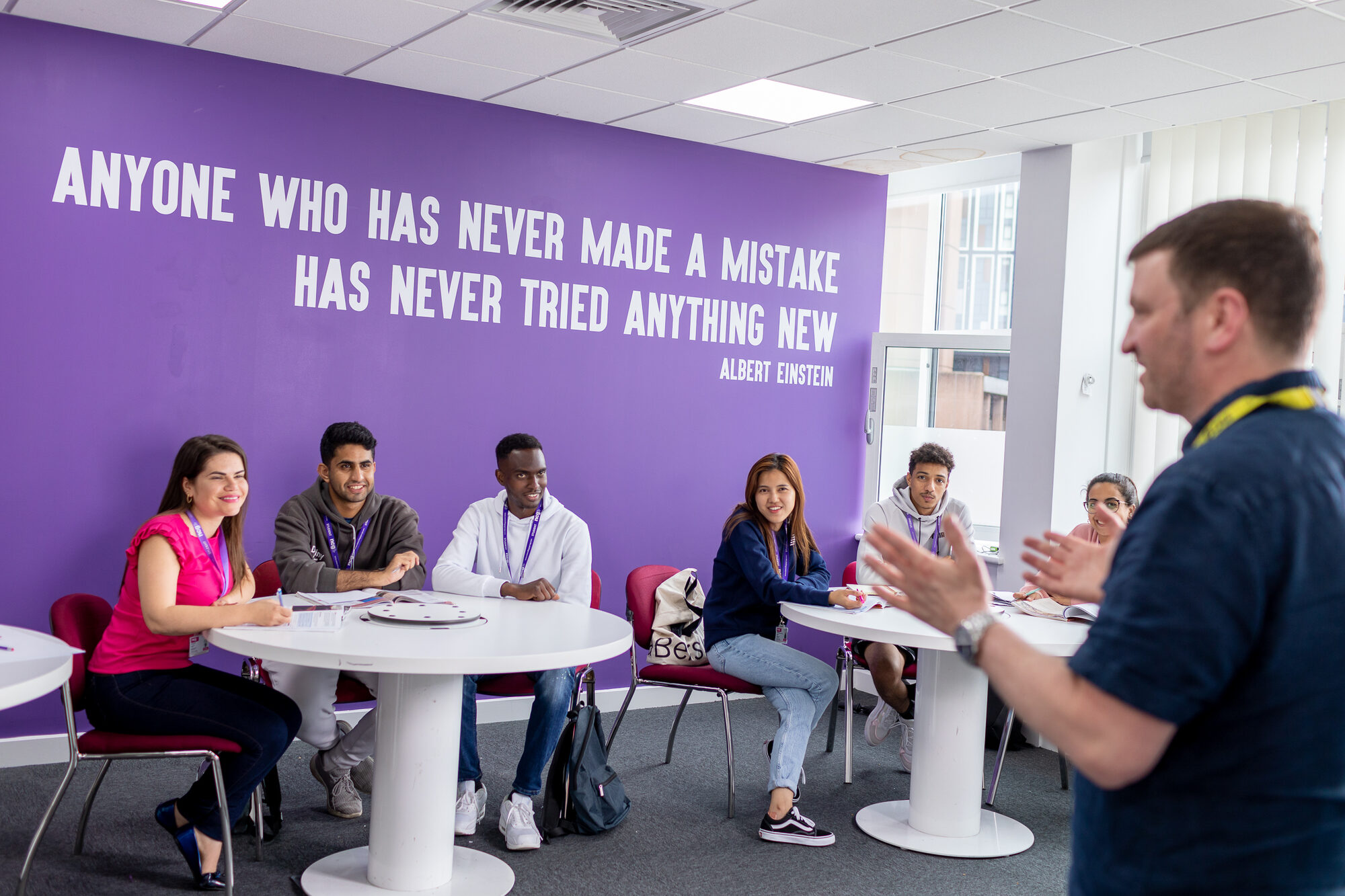 Lesson in progress at NCG Liverpool