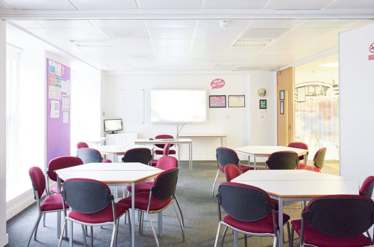 Classroom at NCG Manchester