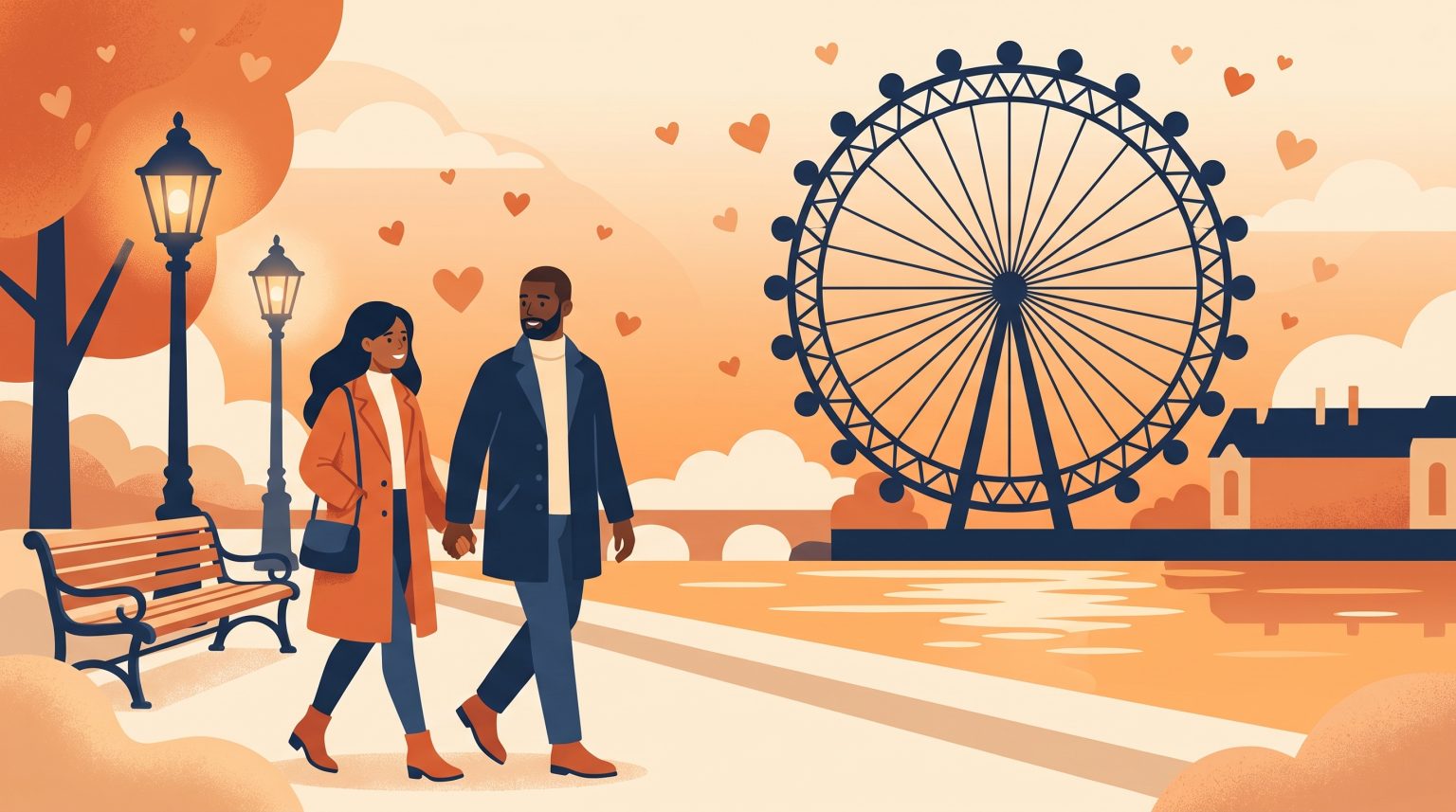 Illustration for "Romantic London: A Valentine’s Guide to the City’s Most Charming Spots"